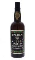 Lote 3971 - PORTO GRAHAM VELSEC - Garrafa de Vinho do Porto, Velho Fino Seco, Aloirado Meio Doce, (750ml aprox.). Nota: garrafa idêntica à venda por € 62,42. Consultar valor indicativo em https://lordwine.com/en/rare-wines/2762-graham-s-velsec-vinho-fino.