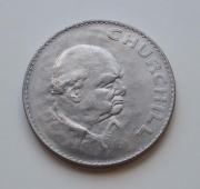 Lote 242 - REINO UNIDO - Moeda de grande formato de 1965 de 1 Crown em cupro-níquel “Winston Churchill”, com 28,30 g de peso e 38,5 mm de diâmetro. Estado de conservação SOBERBA, nunca circulada, com detalhes muito bem visíveis, bom valor de catálogo. Estado de conservação ou cotação segundo coleccionador. Sem classificação atribuída pela Oportunity, cabe ao licitante atribuir a classificação e a valorização que entender correta