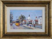 Lote 6005 - MOTA URGEIRO (n.1946) - Original - Pintura a óleo sobre madeira, assinada, título "Praça da Ribeira - Lisboa”, com 30x50 cm (moldura dourada com 59x79 cm). Óleo deste autor foi vendido por € 3.400 numa leiloeira em Lisboa. Nota: Mota Urgeiro é considerado o expoente máximo do impressionismo em Portugal, como reconhecimento pela qualidade artística das suas obras de arte, foi premiado com medalha de Ouro da Sociedade Nacional de Belas Artes em 1973