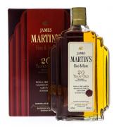 Lote 2009 - WHISKY JAMES MARTIN'S 20 ANOS - Garrafa de Whisky, Fine & Rare, Blended Scotch Whisky, Escócia (700ml - 43%vol). Nota: garrafa idêntica à venda por € 418,20. Em caixa de cartão original. Consultar valor indicativo em https://www.winershop.com/en/blended/3877-whisky-james-martin-s-20-anos-5010494080285.html