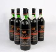 Lote 325 - 6 Garrafas Vinho Tinto CRF Garrafeira 1980