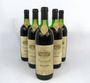 Lote 346 - Lote de 6 garrafas de Vinho Tinto Bairrada Borlido de 1980, caves Borlido, Lda., para coleccionador