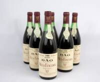 Lote 362 - 6 Garrafas Vinho Tinto Reserva Dão Meia Encosta 1980