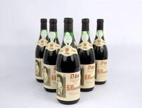 Lote 402 - 6 Garrafas Vinho Tinto Dão São Vicente 1985 das Caves Borlido 