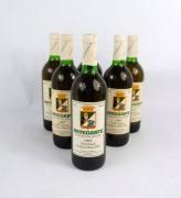 Lote 437 - Lote de 6 garrafas de Vinho Branco Navegante 1997, Vinho Regional Alentejo