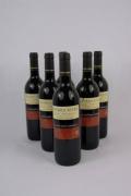Lote 675 - Lote de 6 garrafas de Vinho Tinto Warra River 2003 Shiraz Cabernet South East Austrália