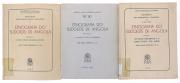 Lote 1020 - ETNOGRAFIA DO SUDOESTE DE ANGOLA, LIVROS - 3 Vols. Por Padre Carlos Estermann. Conjunto idêntico encontra-se à venda por € 307 (USD$ 355), conversão do dia. "I. Os Povos Não-Bantos e os Grupo Étnico dos Ambós; II. Grupo Étnico Nhaneca-Humbe; III. O Grupo Étnico Herero". Editora: C. S. Sp., Vila Nova de Famalicão, Junta de Investigações do Ultramar, 1957, 1960, e 1961. Edição do Ministério do Ultramar / Junta de Investigações do Ultramar. Memórias - Série Antropológica e Etnológica. D