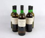 Lote 799 - BAÚ com 6 garrafas cada de vinhos COLEÇÃO. PRIVADA DE 1985 branco e 1990 tinto das Azenhas do Mar