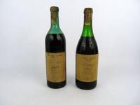 Lote 1387 - Lote com 2 Garrafas de Vinho Tinto, Caifaz Reserva de 1963 e Caifaz Reserva Particular de 1962 . nota: para colecionador