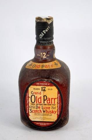 Lote 1295 - Garrafa Wisky 12 ANOS Old Parr