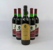 Lote 1013 - Lote de 6 garrafas de Vinho Tinto sendo 5 garrafas Bairrada 1994 e 1 garrafa Bairrada 1990, para coleccionador 