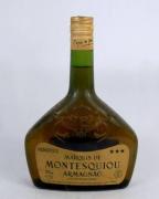 Lote 1020 - Garrafa Armagnac Marquis de Montesquitre RARA