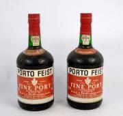 Lote 1043 - 2 Garrafas Vinho Porto Feist Baronial