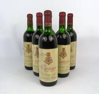 Lote 1299 - Lote de 6 garrafas de Vinho Tinto Cartuxa Colheita 1986, Fundação Eugénio de Almeida, para coleccionador