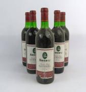 Lote 1093 - Lote de 6 garrafas de Vinho Tinto Bairrada, Bieme 82 de 1996, caves Borlido, Lda.