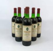 Lote 1109 - Lote de 6 garrafas de Vinho Tinto Bairrada, Bieme LXXXII de 1985, caves Borlido, Lda., para coleccionador 