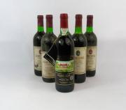 Lote 1149 - Lote de 6 garrafas de Vinho Tinto, 4 garrafas de Vinho Alentejano Bieme LXXXII 1990, 1 garrafa de Vinho Bairrada Bieme LXXXII 1985 e 1 garrafa de Bairrada Borlido garrafeira 1987, para coleccionador 