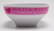 Lote 16 - TAÇA CEREAIS - Taça de cereais de plástico da Hello Kity. Dim: 14x7 cm. Nota: Sinais de uso, manchas amarelas no fundo da taça
