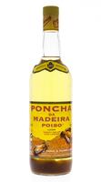 Lote 3117 - PONCHA DA MADEIRA POISO - Garrafa de Poncha, Poiso, Licor, Honey Rhum and Lemon, J. Faria & Filhos, Funchal, Madeira, (1000ml - 25%vol.)