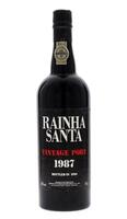 Lote 3831 - PORTO RAINHA SANTA VINTAGE 1987 - Garrafa de Vinho do Porto, Engarrafado em 1990, Forrester & CIA, Vila Nova de Gaia, (750ml - 20%vol). Nota: garrafa idêntica à venda por € 79. Consultar valor indicativo em https://www.lusawines.com/vinhos/439