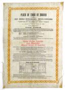 Lote 20 - CARTAZ DE TOURADA EM SEDA DO ANO 1892 - Corrida em Madrid com a presença dos reis de Espanha e os Reis de Portugal. Plaza de Toros de Madrid. “Gran Corrida Extraordinaria Hispano-Portuguesa. El Jueves 27 de Octubre de 1892. Dim: 46x32,5 cm. Invulgar. Nota: sinais de manuseamento e desgastes