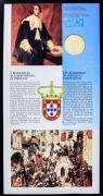 Lote 10 - Moeda de 100$00 da República Portuguesa, 1640-1990 , em Prata brilhante não circulada de 925, peso 18,5 g, cunhada em 1990 para comemorar os 350 Anos da Restauração da Independência de Portugal (1640).
