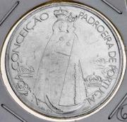 Lote 22 - PORTUGAL, MOEDA DE 1000 ESCUDOS EM PRATA, ANO 1996 - "N. S. da Conceição, Padroeira de Portugal". Peso indicativo de 27 g. Dim: 40 mm. Sem classificação atribuída, cabe ao licitante atribuir a classificação e a valorização que entender correta.