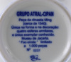 Lote 111 - NG PORCELANAS, GARRAFA - Edição do Grupo Atral-Cipan, reproduzindo jarra em porcelana da Dinastia Ming (cerca de 1540), presenta no Museu de Jacarta, limitada a 1.000 unidades sendo a presente o numero 237. Decoração com esferas armilares e mot - 3