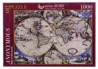 Lote 155 - MAPA MUNDO, PUZZLE DE 1000 PEÇAS - Colecção Art Puzzle. Dim: 46x65 cm (montado). Nota: caixa aberta mas saco de peças selado