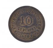 Lote 36 - PORTUGAL, MOEDA DE 10 CENTAVOS EM BRONZE, ANO 1938 - Dim: 22 mm. Sem classificação atribuída, cabe ao licitante atribuir a classificação e a valorização que entender correta. Moeda de 10 Centavos de 1938, em estado BELA/SOB, à venda por € 125. Consultar valor indicativo em https://www.portugalmoedas.com.pt/artigo.aspx?id=14740