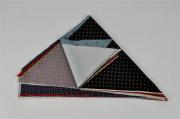 Lote 157 - Lote de 13 cortes de gravatas, estampados (italianas), em cores diversas, 100%poliester