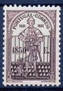 Lote 28 - SELOS, PORTUGAL, RARO - Selo de 4$50 referente à série “5º Centenário da Morte de D. Nuno Álvares Pereira” (Mundifil #542) de 1931, em novo e com goma original (**/MNH) e com excelente qualidade – Cotação Catálogo Mundifil/Afinsa de 2018 de €440,00 - Nota: Toda a série completa em MNH noutros lotes deste leilão. Sem classificação atribuída pela Oportunity, cabe ao licitante atribuir a classificação e a valorização que entender correta.