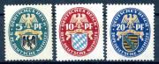 Lote 192 - SELOS, ALEMANHA NAZI (Deutsches Reich) - Série Completa de 1925, novos, com goma original e sinal de charneira (*/MH), com excelente qualidade e bom valor de catálogo. Sem classificação atribuída pela Oportunity, cabe ao licitante atribuir a classificação e a valorização que entender correta.