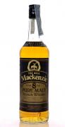 Lote 2062 - WHISKY THE REAL MACKENZIE 8 ANOS - Garrafa de Whisky, Pure Malt Scotch, 8 Years Old, Mackenzie & Cº, Escócia, (750ml - 43%vol.). Nota: garrafa idêntica à venda por € 100. Consultar valor indicativo em https://www.wineandspirits1868.com/index.php?bottle=5328&wine=Whisky+The+Real+Mackenzie+8+Years+cl+0.75&mk=Distillers+Ltd.+-+Perth