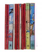 Lote 2 - BANDA DESENHADA DISNEY, LIVROS - Conjunto de 11 volumes, Editora Abril Morumbi, anos 90, composto por "Hiper Disney", "Disney Aventura", entre outros. Encadernação de brochura. Dim: 19x14 cm. Nota: sinais de uso