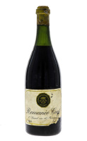 Lote 2001 - ROMANÉE CONTI 1923 - Garrafa de Vinho Tinto Francês, 1er Grand Vin de Bourgogne, J. Vandermeulen Decanniere, França, (750ml). Nota: garrafa com um preço médio de venda de € 8.610. Rótulo algo danificado. Romanée-Conti 1923 é considerado por mu