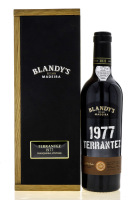 Lote 2006 - MADEIRA BLANDY'S TERRANTEZ 1977 - Garrafa de Vinho da Madeira, Terrantez 1977, Medium Rich Madeira, Madeira Wine Company, Funchal, (375ml - 21%vol.). Nota: garrafa idêntica à venda por € 114,92 (USD 129,99). Em caixa de madeira original com ce