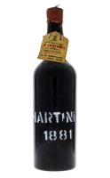 Lote 2024 - PORTO MARTINHO 1881 - Garrafa de Vinho do Porto, Tinto Aloirado Muito Doce, Reserva Velhíssima (Particular), A.G. Martinho, Douro, Régua, (750ml). Nota: garrafa idêntica à venda por € 675. Consultar valor indicativo em https://www.garrafeirana