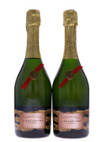 Lote 2104 - L'EXCEPTION D'AIMERY - 2 garrafas de Vinho Gaseificado Francês, Crémant de Limoux, Appelation Contrôlée, Método Tradicional, Vindima Manual, França, (750ml - 12%vol.)