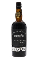 Lote 2160 - PORTO GRAHAM'S IMPERIAL DRY - Garrafa de Vinho do Porto, Imperial Dry, Graham's, (750ml). Nota: garrafa idêntica à venda por € 39,50. Falta do lacre e apresenta perda. Consultar valor indicativo em https://www.garrafeiranacional.com/en/graham