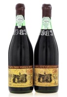 Lote 2172 - PORTA DOS CAVALEIROS RESERVA 1983 - 2 garrafas de Vinho Tinto, Dão Região Demarcada, Reserva Seleccionada 1983, Caves S.João, (750ml). Nota: conjunto com um valor de venda de € 70. Consultar valor indicativo unitário em https://www.garrafeiran