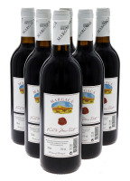 Lote 2253 - PIAS MARGAÇA - 6 garrafas de Vinho Tinto, Sociedade Agrícola de Pias, (750ml - 13%vol.)