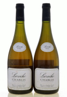 Lote 2305 - LAROCHE 2002 - 2 garrafas de Vinho Branco Francês, Chablis, Laroche 2002, Appelation Chablis Contrôlée, França ,(750ml - 12,5%vol.)