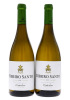 Lote 2357 - RIBEIRO SANTO 2015 - 2 garrafas de Vinho Branco, DOC Dão, Ribeiro Santo 2015, Private Selection, das castas Encruzado e Malvasia Fina. (750ml – 13%vol. ). Nota: este vinho mantém o estilo clássico dos grandes vinhos do Dão. Enólogo Carlos Luca