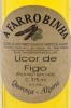 Lote 2363 - LICOR A FARROBINHA - Garrafa de Licor de Figo, Maria M. V. Faísca, Querença, Algarve, (375ml - 18%vol.). Nota: lacre danificado. - 3