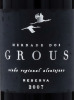 Lote 2481 - HERDADE DOS GROUS RESERVA 2007 - Garrafa de Vinho Tinto, regional alentejano, das castas Touriga Nacional, Alicante Bouschet e Tinta Miúda, vinificado em lagares com maceração intensa e estagiou 12 meses em barricas novas de carvalho francês. - 3