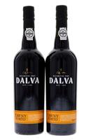 Lote 2487 - PORTO DALVA TAWNY DISTINCTIVE PORT RESERVA- 2 Garrafas de Vinho do Porto, Cândido da Silva Vinhos V.N.de Gaia, (750ml -19%vol.). Nota: em caixa de cartão original