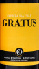 Lote 2513 - GRATUS 2010 - 3 garrafas de Vinho Tinto Regional Alentejano, Gratus, colheita 2010, das castas Aragonez, Trincadeira e Alicante Bouschet, (750ml – 13%vol.). - 3