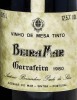 Lote 2515 - BEIRA MAR 1980 - 2 garrafas de Vinho de Mesa Tinto, Reserva Particular, Garrafeira 1980, António Bernardino Paulo da Silva, Azenhas do Mar, (750ml - 12,5%vol.) - 3