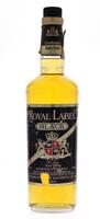 Lote 2554 - WHISKY ROYAL LABEL BLACK - Garrafa de Whisky, De Luxe, Engarrafado por Macieira, Craigduff Distillers, Escócia, (750ml - 43%vol). Nota: rótulo algo danificado